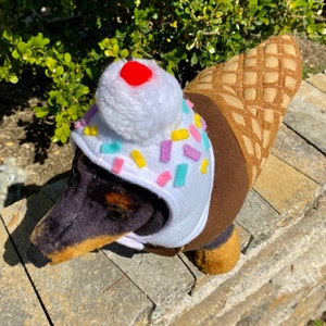 NEW* Chocolate & Vanilla Cone w/Sprinkles U-Coat for Dog or Cat- By Cozy Pawz