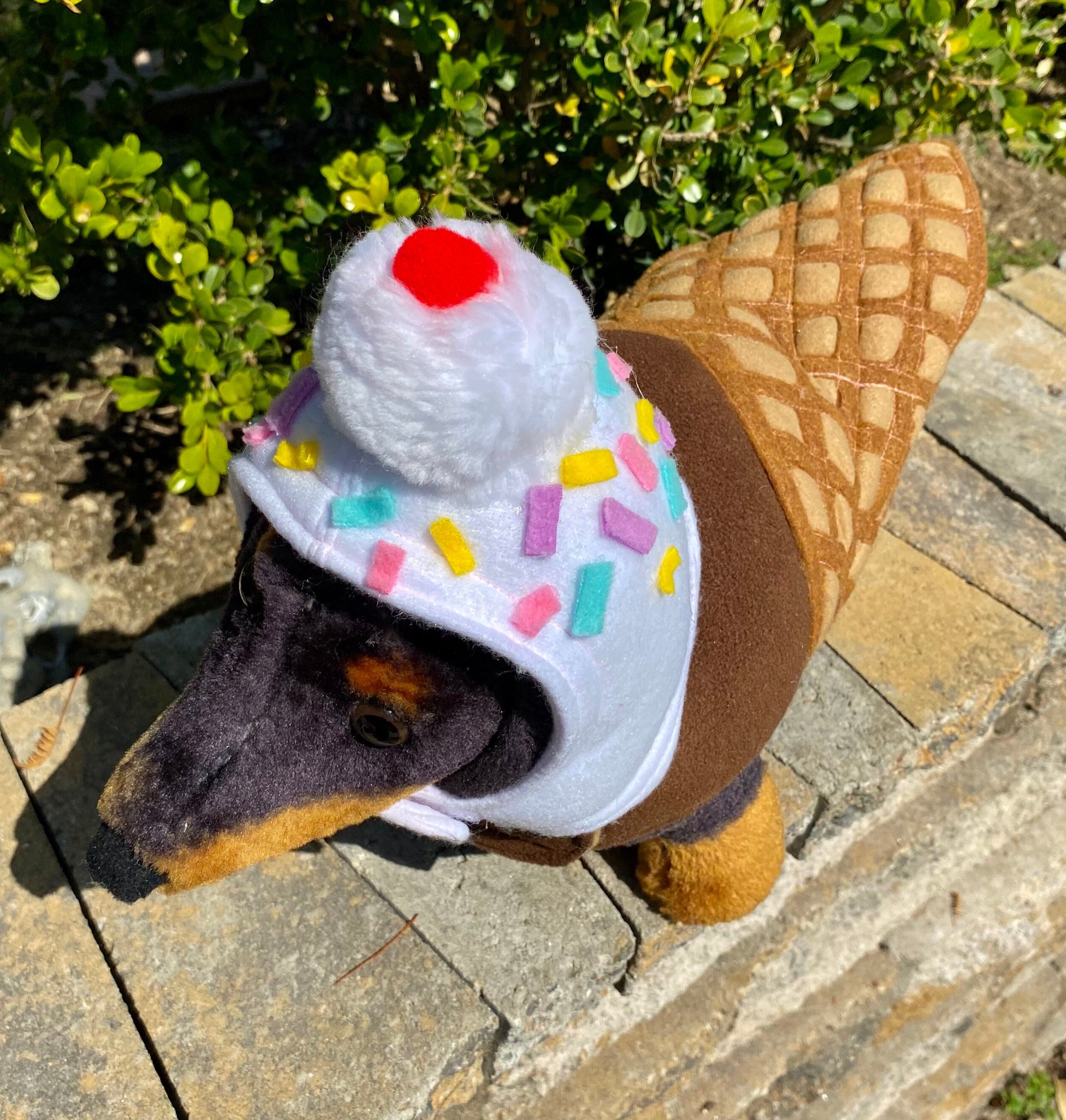 NEW* Chocolate & Vanilla Cone W/sprinkles U-coat for Dog or Cat