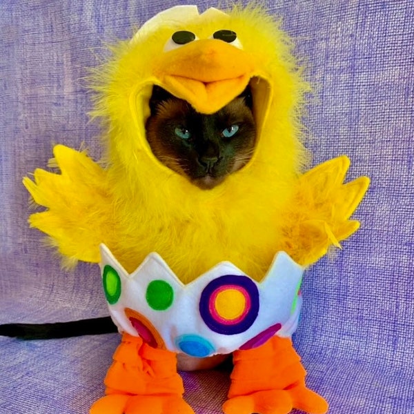 New*Chick in Easter Egg standing costume for Dogs and Cats Small/Med./Large