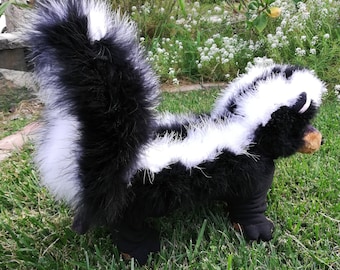 4 legged/ PJ style "SKUNK" costume for Small dogs and cats