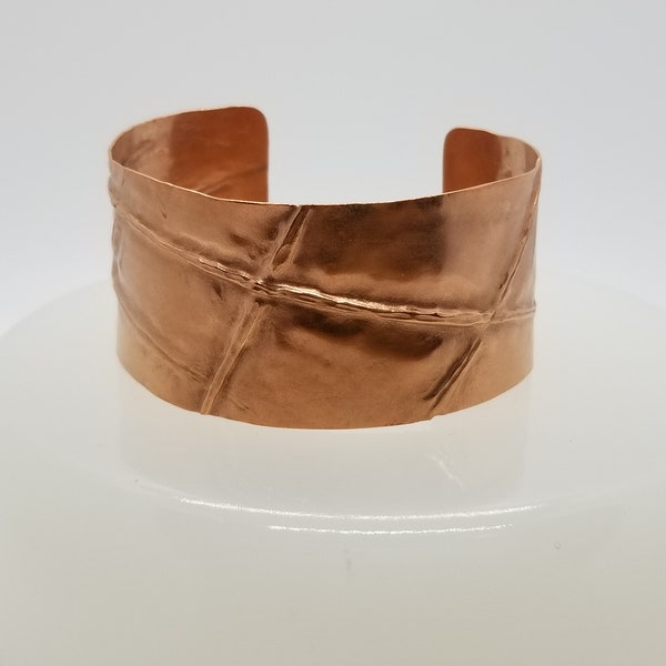 5 Fold Form Folded Copper Cuff