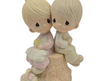 Precious Moments Porcelain Figurine 1978 "Love One Another" E-1376 Vintage