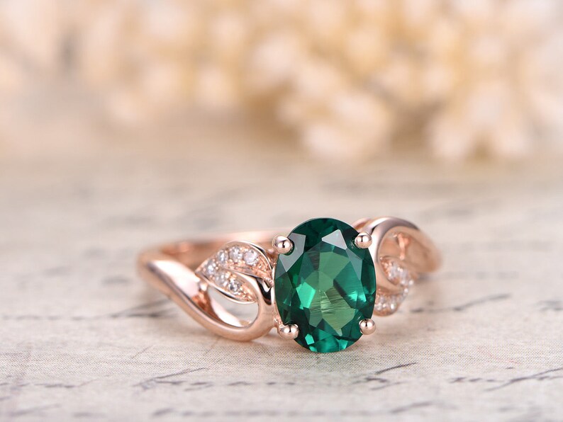 Emery .70Ct Diamond Antique Engagement Ring - 14K Rose Gold Setting With 1/2 Ct Center Diamond & Accent Stones - View #10