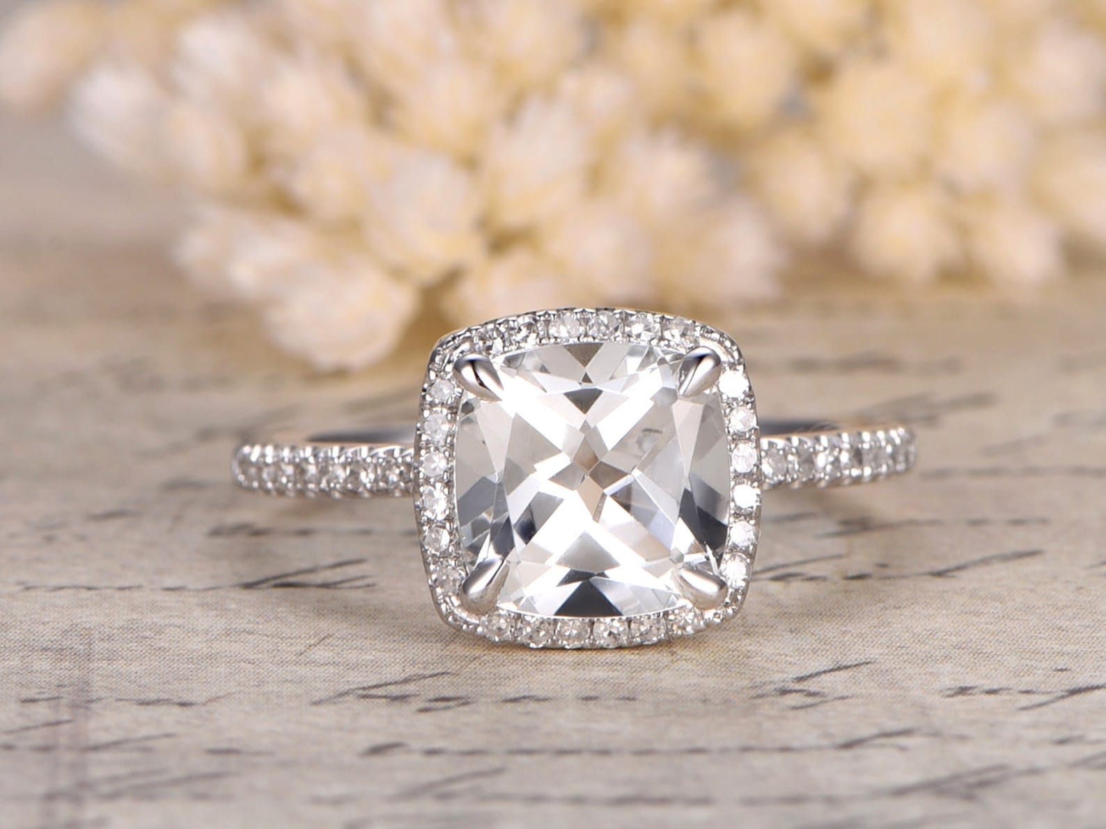 Jade & White Topaz Matrix Love & Pain Ring main image 1