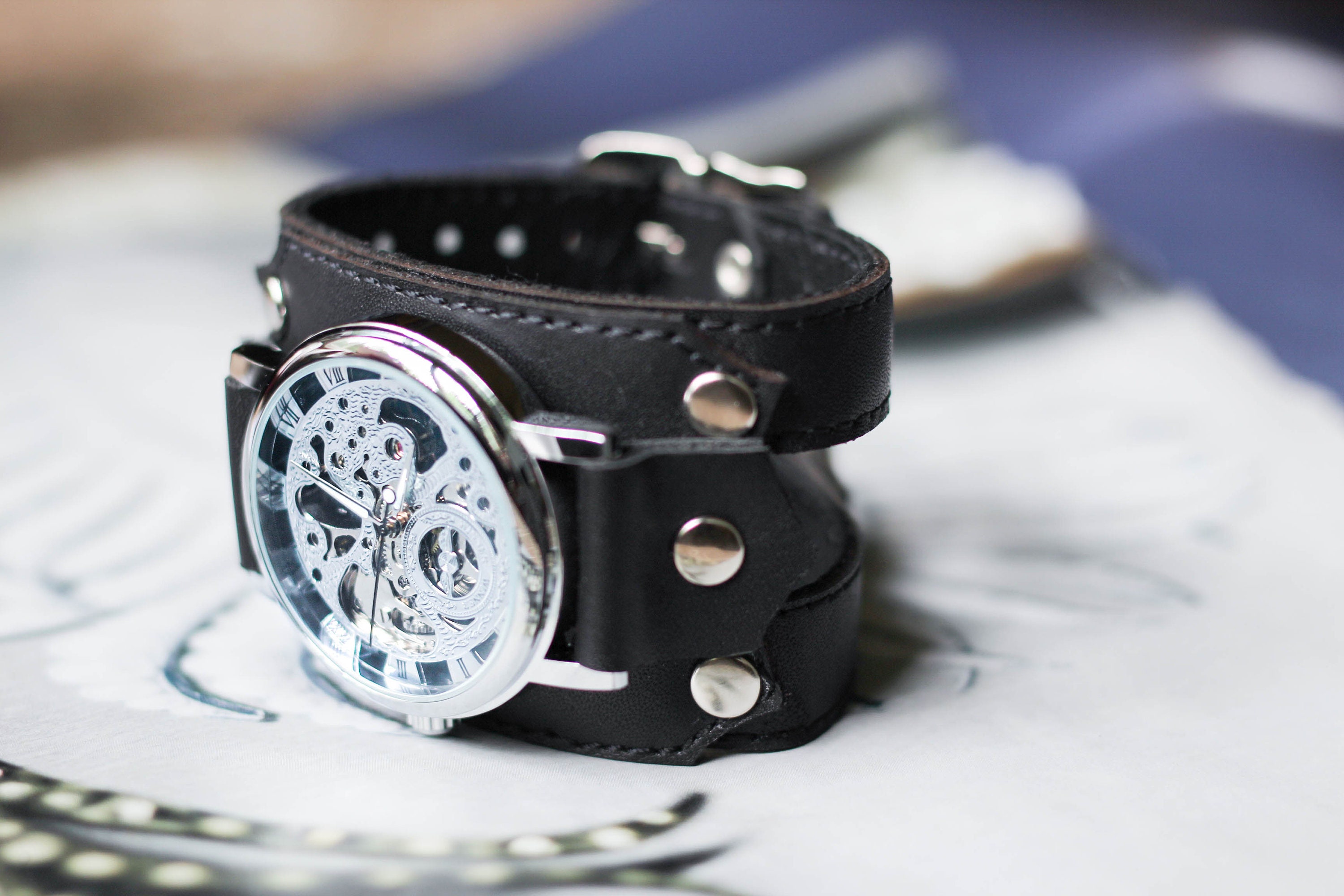 Buy SPINOZA Women Fancy Vintage Look Bracelet Type Leather Wrist Watch-(PO1).(P_C_B_9018)  (Brown) at Amazon.in