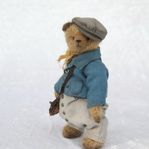 Teddy Bear Teddy Bear collection artist Unique piece Handmade Vintage bear Mohair bear Shabby bear Vintage bear Célestin