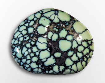 New Lander Spiderweb Chalcosiderite/Variscite Cabochon