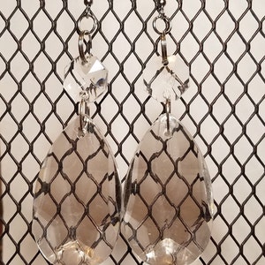Clear Drop Earrings