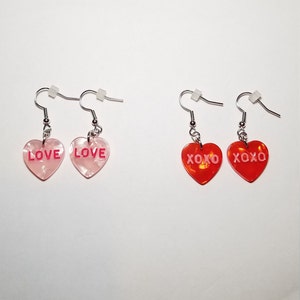 Valentine&#39;s Day Heart Earrings
