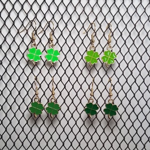 Four Leaf Clover Earrings