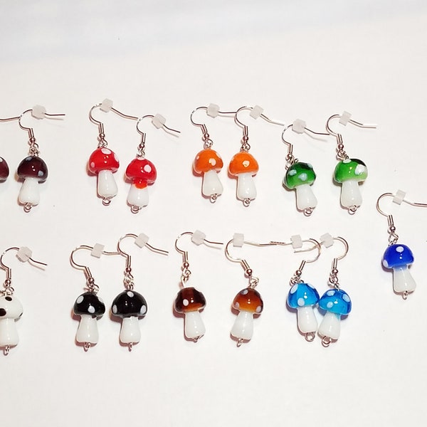 Mushroom Earrings