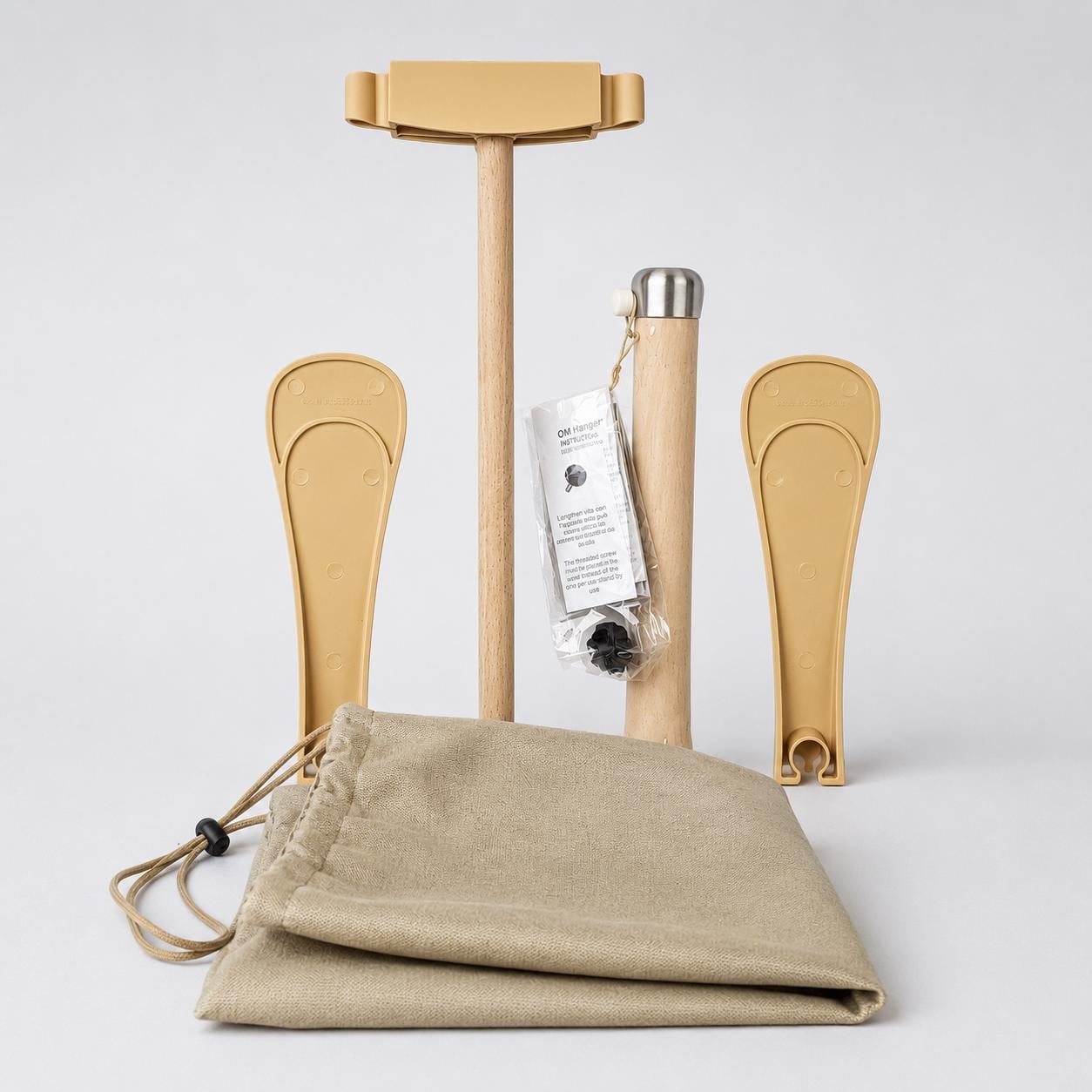 OM Board Wooden Meditation Tool - Adjustable Arm Rest for Yoga
