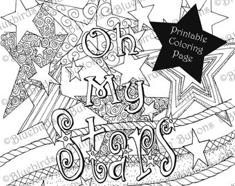 Coloring Page - Printable Coloring Page - July Coloring - Independence Day Page - Download - Adult Coloring Page - Kids Coloring Pages - Fun