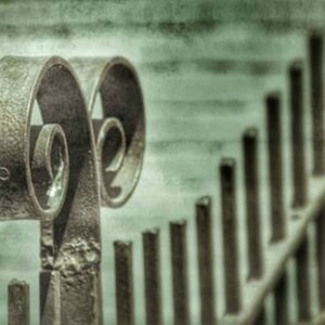 Abstract Photo of a Gate - Digital Download - Digital Photography - Digital Photo - Unique Wall Art - Printable Art - Black Iron Gate Photo