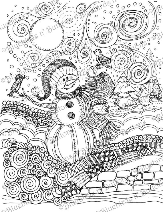 january coloring pages