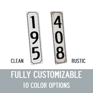 Custom Address Sign, Address Numbers, Multiple Colors, Address Plaque, Custom Sign, Outdoor Sign, House Address Sign, Yard Address Sign