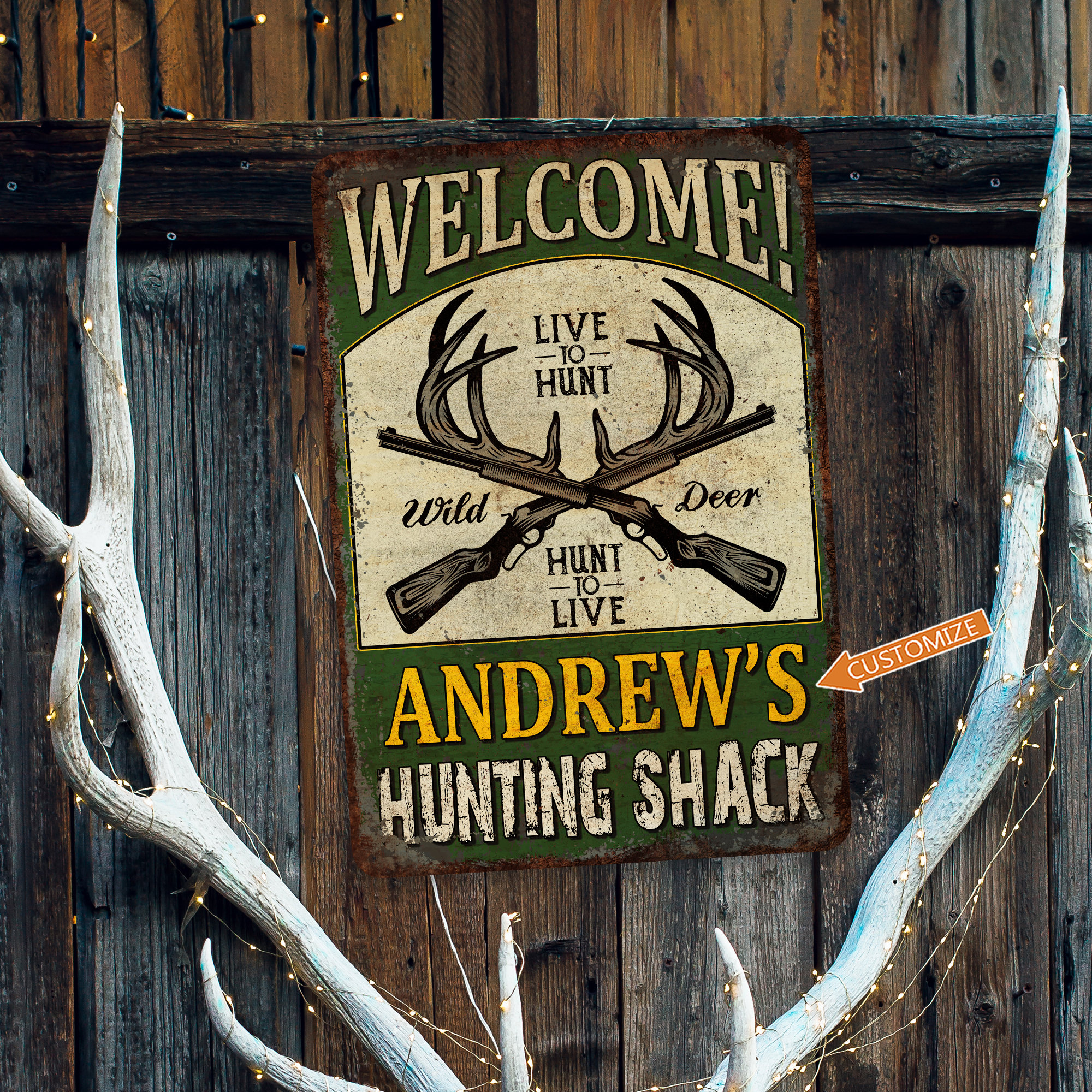 Hunting Raffle Sign Custom Hunting Sign, Personalized Sign, Hunting Decor, Hunting Gifts ...