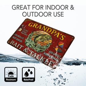 Personalized Fishing Sign, Fishing Decor, Gift for Him, Fathers Day ...