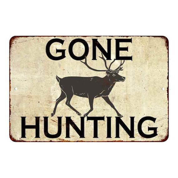 Home Décor Wall Hangings Posted No Hunting Vintage Looking Reproduction