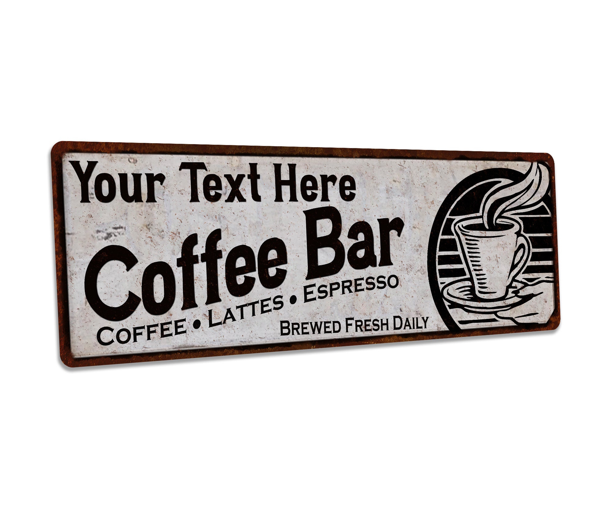 Personalized Coffee Bar Decor Sign Kitchen Office Coffee Shop 10418200 —  Chico Creek Signs