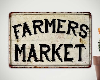 Farmers Market Sign, Vintage Signs, Farmhouse Wall Decor, Farm Sign, Farmstand Signs, Market Signs, Rustic Signs, Homestead Signs