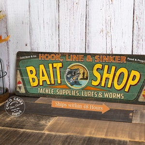 Heddon Lures Fishing Chart Bait Shop Man Cave Lighted Advertising Sign 