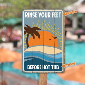 Beach Sign, Custom Beach Sign, Beach House Sign, Beach Name Sign, Beach Theme Decor, Beach Room Decor, Sunset, Tropical Sign 108120130003