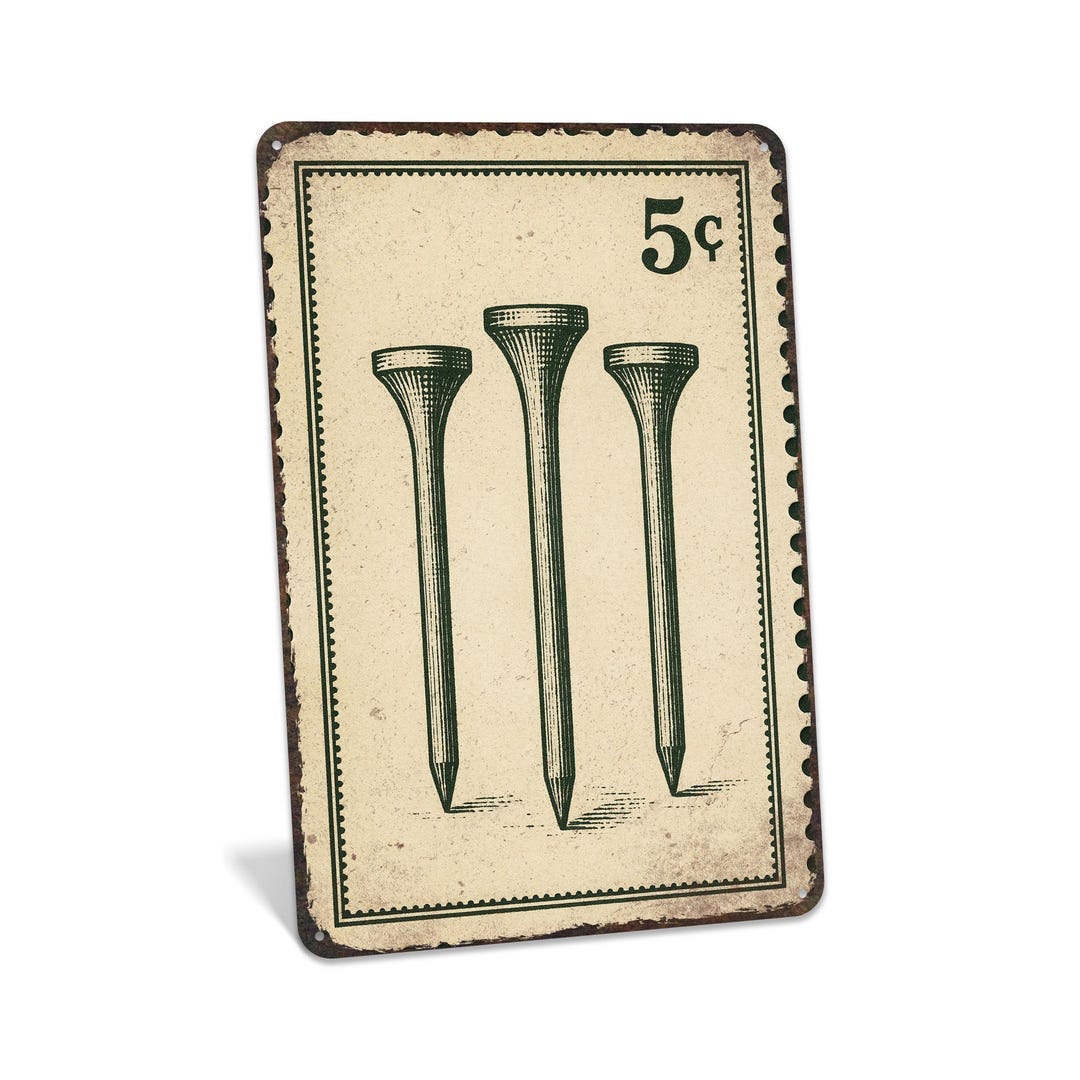 Table Sign Golf Golf Tee Sign, Metal Golf Sign, Golf Wall Decor, Golfer Gifts ...