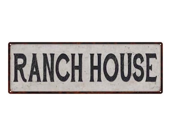Ranch House Sign, Vintage Looking Ranch House Sign, Farmhouse Decor, Country Living Bunk House 106180023004