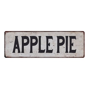 APPLE PIE Sign, Vintage Looking Rustic Restauran Sign, Chic Retro Diner Decor, Roadside Sign, Bakery Cafe 106180035043