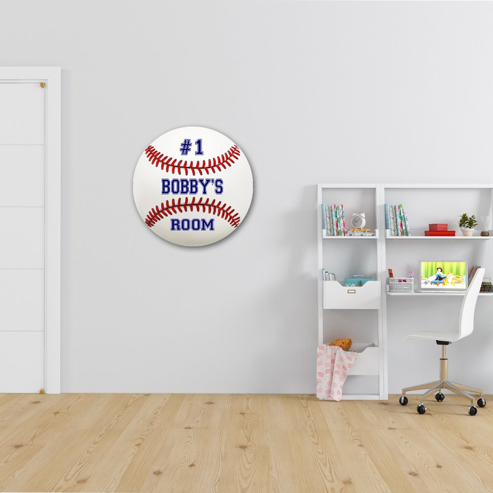 Decoración de béisbol personalizada letrero de dormitorio - Etsy España