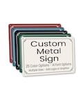 Custom Sign for Wall, Custom Metal Sign, Custom Outdoor Sign, Parking Sign, Business Sign, Property Sign, Choose Your Colors, Fonts & Size