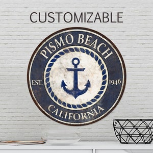 Custom Beach House Sign, Personalized Beach Sign, Beach House Decor, Gift For Her, Gift For Him, Nautical Decor, Beach House Gifts, Sailor