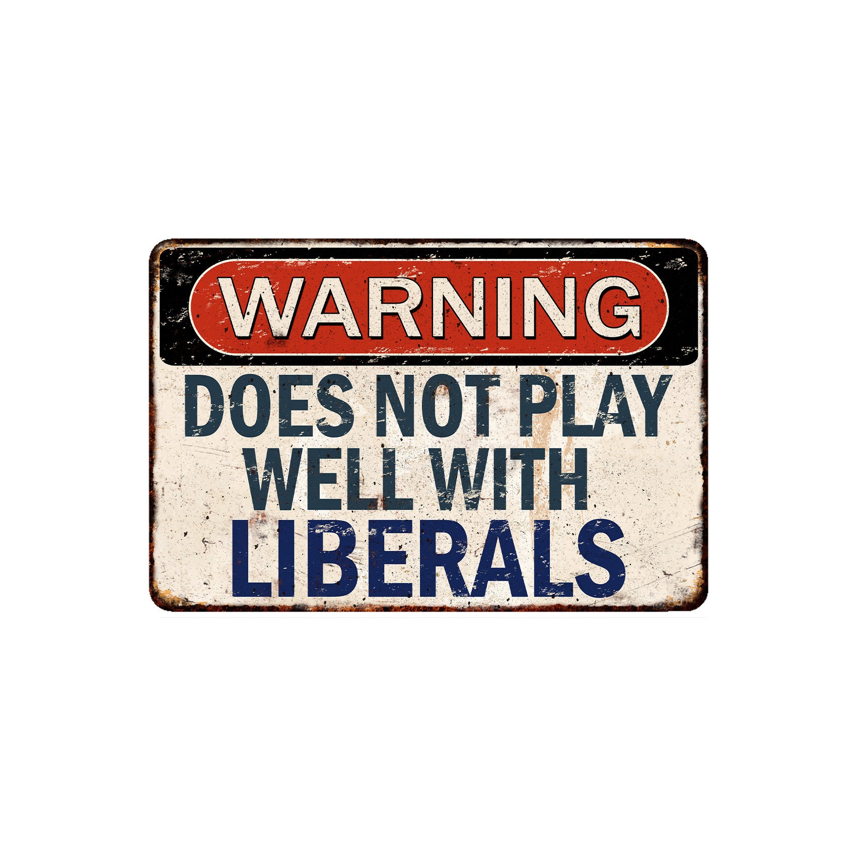 Funny Conservative Republican Warning Does Not Play Well With