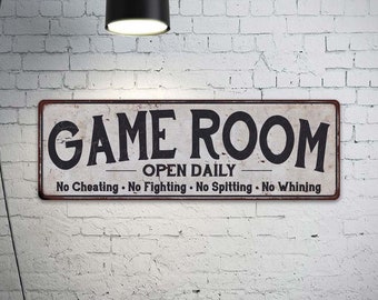 Game Room Sign | Etsy