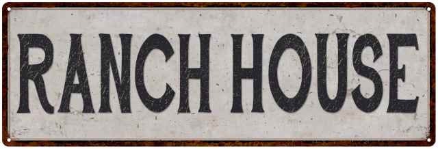Ranch House Sign Vintage Looking Ranch House Sign Farmhouse - Etsy