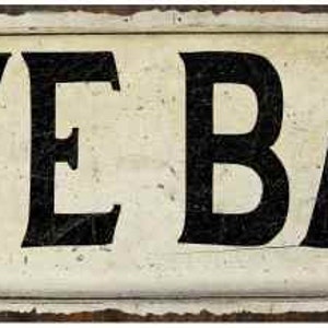 Live Bait Sign, Fishing Sign, Bait Tackle Lures Rods, Rod and Reel ...