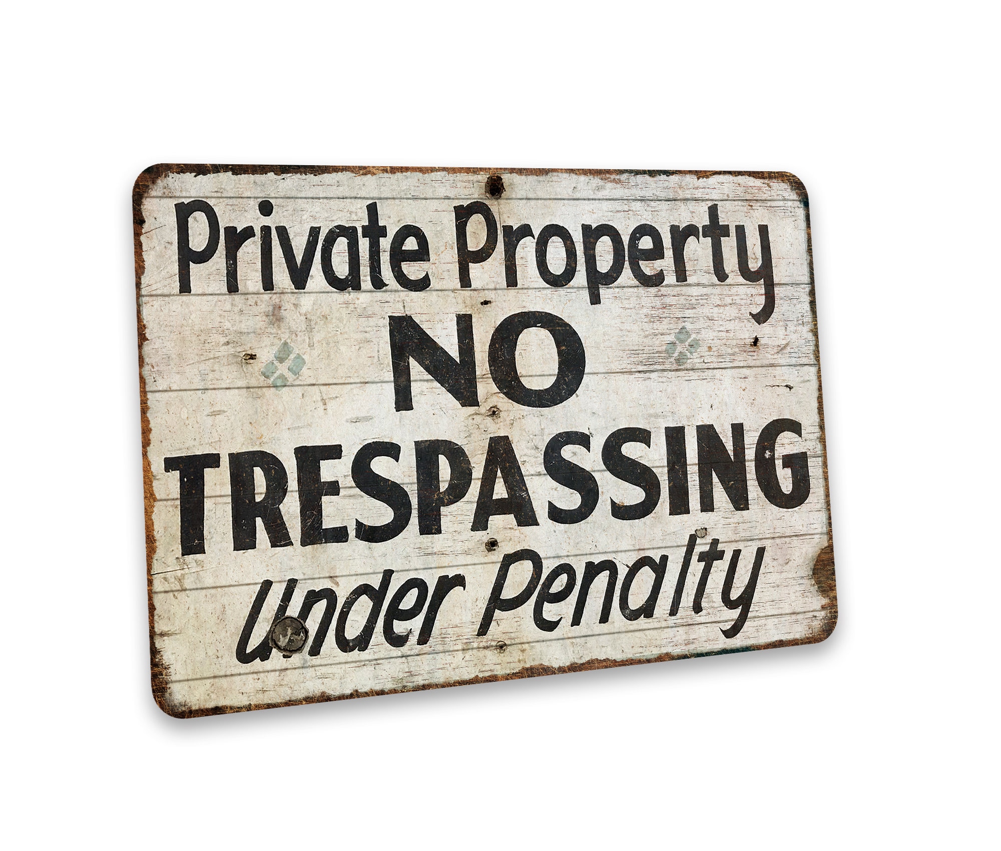 Private Property Signs, No Trespassing Sign Metal, Aluminum Warning  Trespass Yard Sign for Outdoor Indoor, 2 Danoib Property 不法侵入サイン 杭付き - 12x10インチ/35.4インチ 高さ、アルミニウム金属 不法侵入標識、