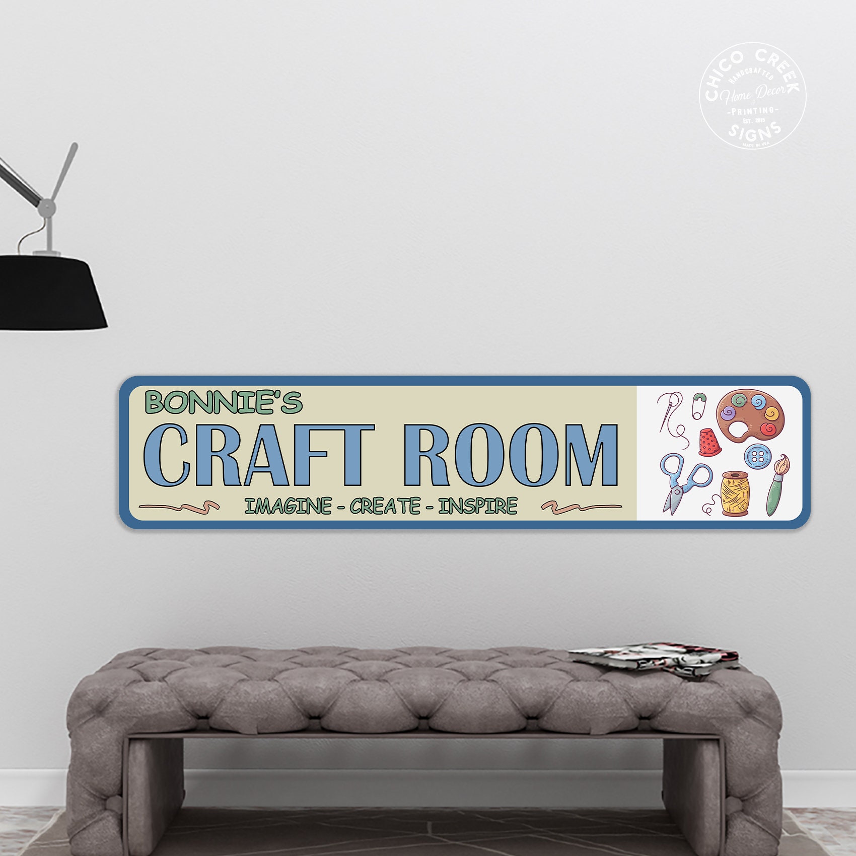 Model Room Sign Personalized Craft Room Sign, Hobby Room Decor, Sewing Sign, Painting ...