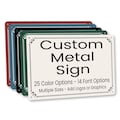 Custom Sign for Wall, Custom Metal Sign, Custom Outdoor Sign, Parking Sign, Business Sign, Property Sign, Choose Your Colors, Fonts & Size