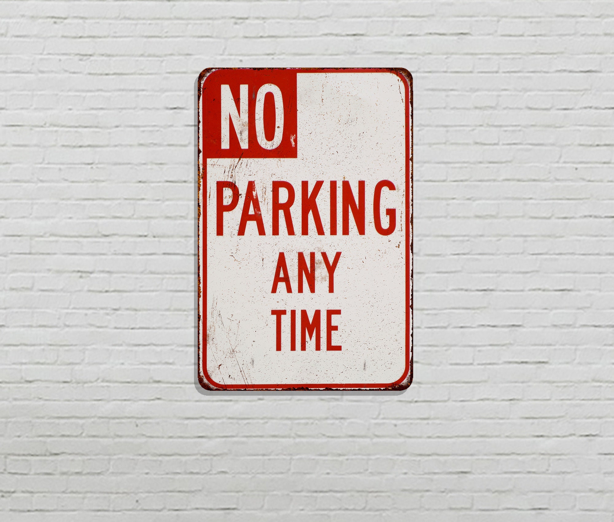 No Parking Sign, No Parking Any Time, Street Sign, Parking Signs