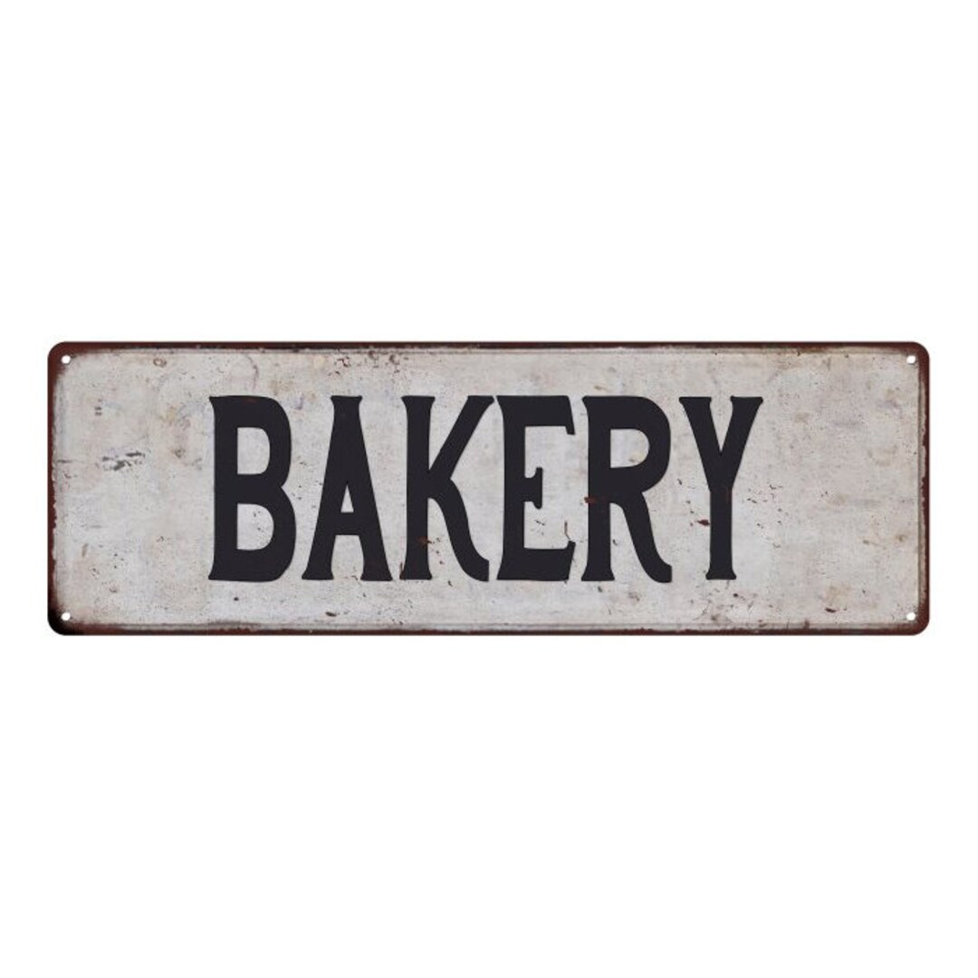 BAKERY Sign, Vintage Looking Rustic Pastry Sign, Kitchen Pantry Chic ...