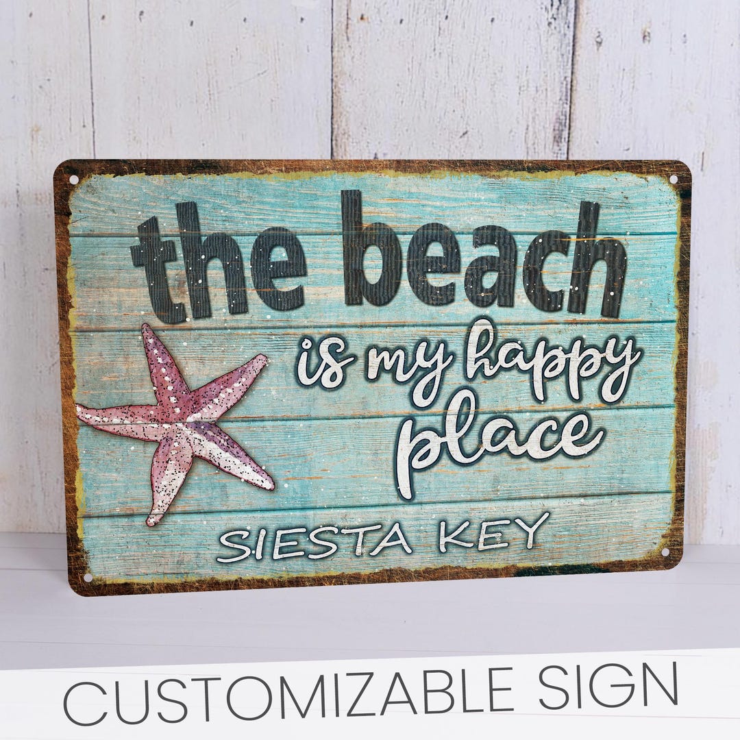 Personalized Beach Sign, Beach Lover, Beach Decor, Gift for Her, Gift ...