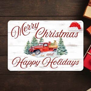 Merry Christmas Sign, Holiday Decor, Decorative Signs, Christmas Lover, Gift For Her, Happy Holidays, Christmas Decor, Christmas Signs