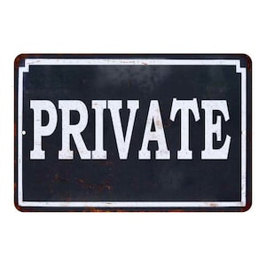 Private Sign, Private Room Do Not Enter, Vintage Signs, Business Sign, Private Property, Employees Only, Privacy Sign, Rustic Signs