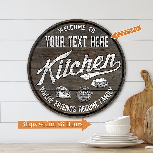 Custom Kitchen Sign - Etsy