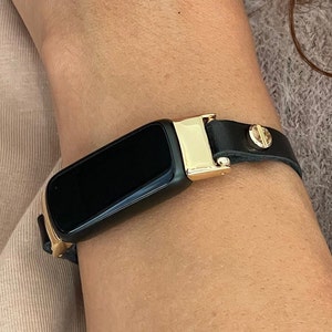 Bracelet Chouchou Fitbit Luxe (or et beige) 