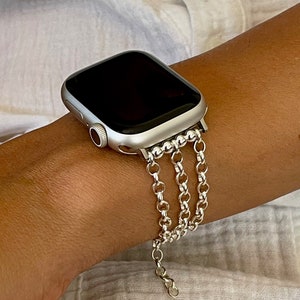 Apple Watch New Silver Color Bracelet for Iwatch Series 7 6 ...