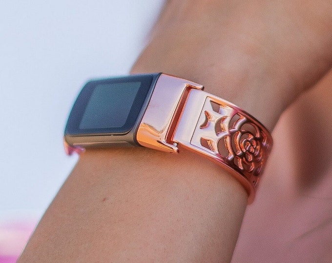 Rose Gold Fitbit Charge 5 Band Women - Fitbit Charge 5 Bracelet Jewelry Fitbit Charge 5 Bangle Rose Gold Fitbit Charge 5 Star Charm Bracelet