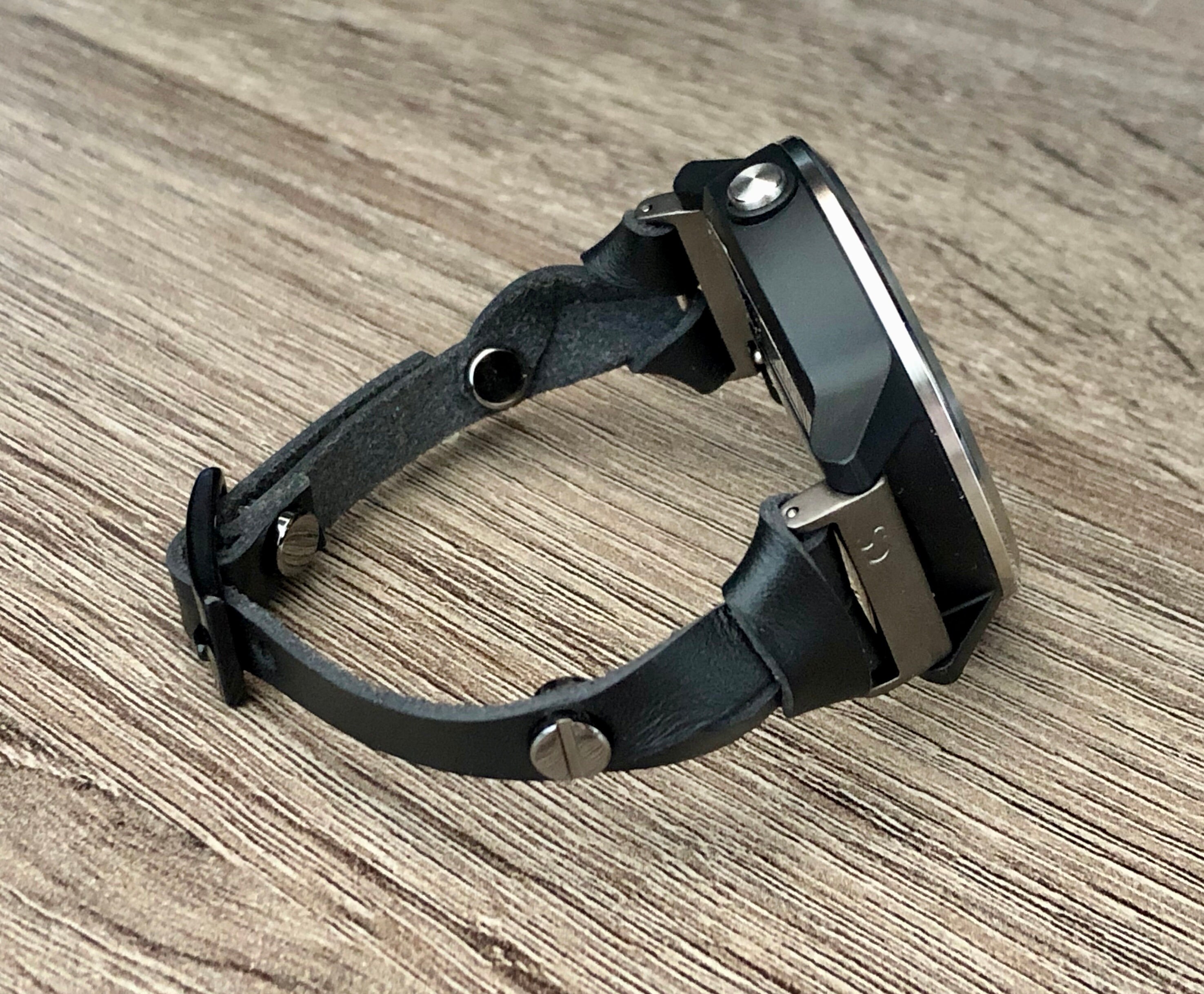 garmin vivomove hr leather strap